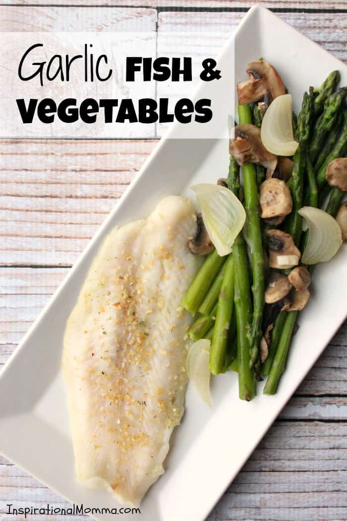 This Garlic Fish and Vegetables is a healthy, refreshing meal that will satisfy your taste buds and your scale. Simply delicious!