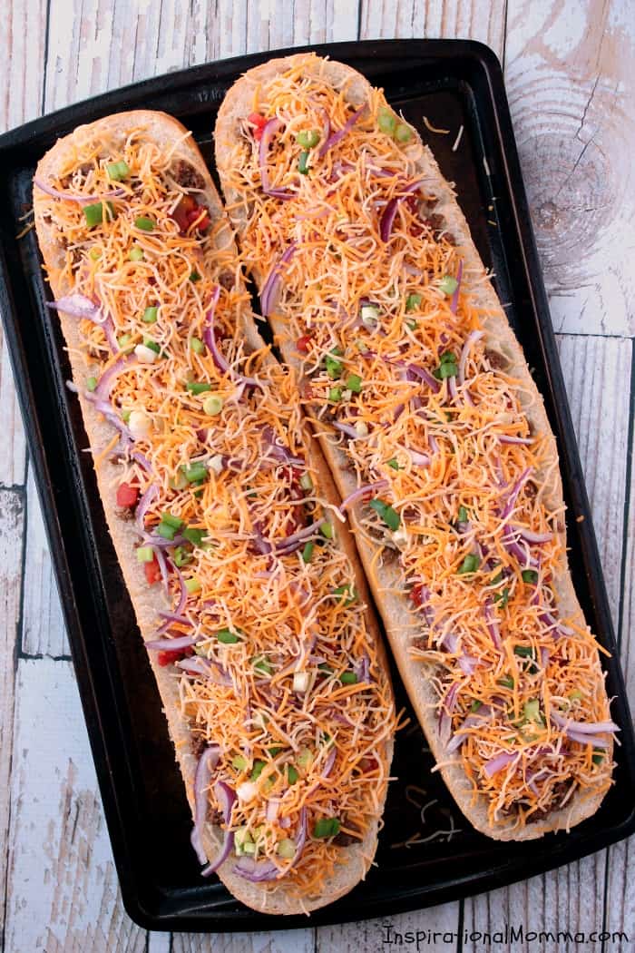This Fiesta Taco Bread is a perfect choice for Mexican Night! Ready in only 30 minutes, your family will be amazed at just how delicious it is!