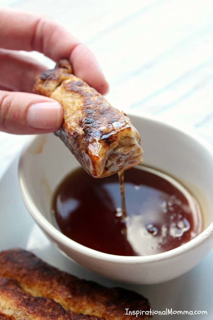 Sausage French Toast Roll-Ups 3-1Quick, easy, and delicious, Sausage & French Toast Roll-Ups are crispy on the outside and bursting with flavor on the inside! A guaranteed crowd-pleaser!
