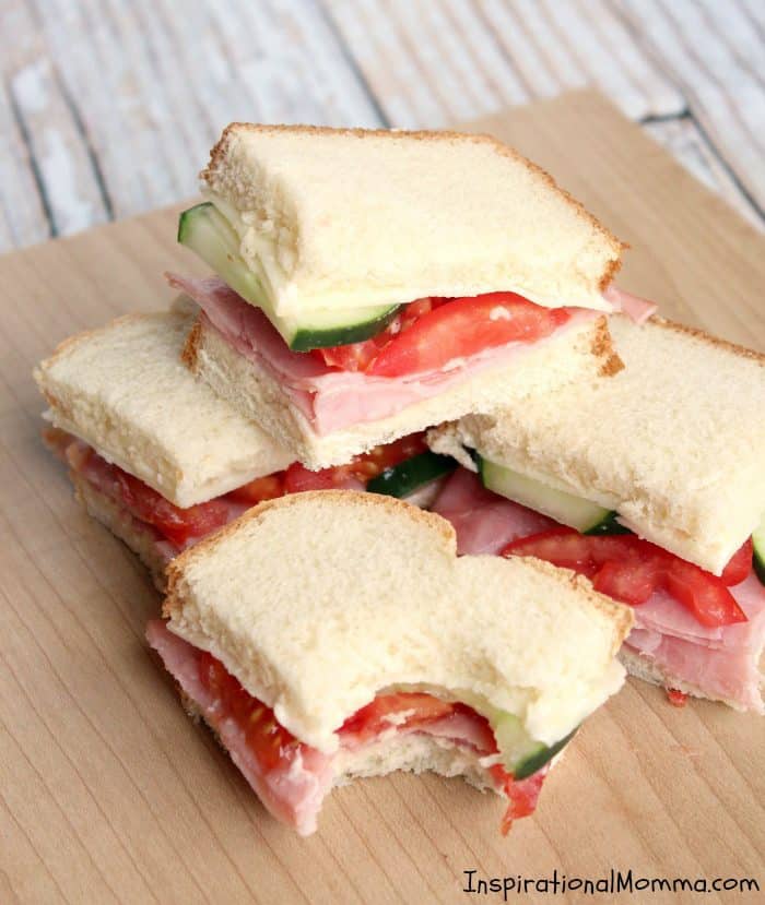 Make it fast and make it delicious! This Fresh Ham, Cucumber, & Tomato Sandwich is perfect on-the-go or at home! #SandwichWithTheBest