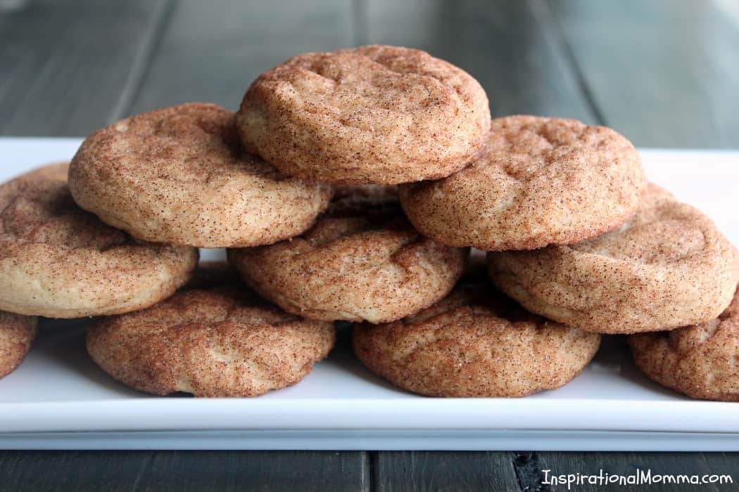 Soft & Sensational Snickerdoodles are perfectly chewy and delicious! Covered in cinnamon and sugar, these cookies are simply magical!