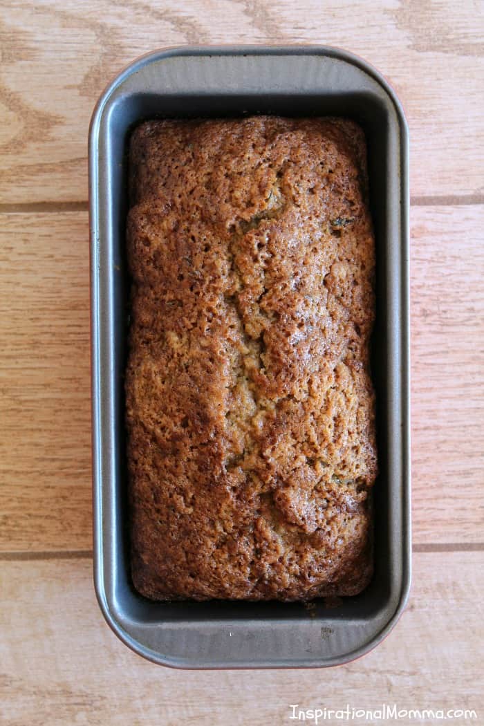 This Homemade Zucchini Bread is a family recipe that has been passed down for generations! Sweet, moist, and delicious, it will quickly become your favorite!