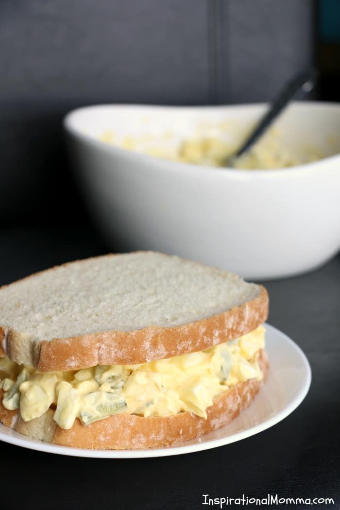 3-Ingredient Simple Egg Salad is quick and easy while having a perfect combination of delicious flavors. A great lunch, snack, or appetizer.