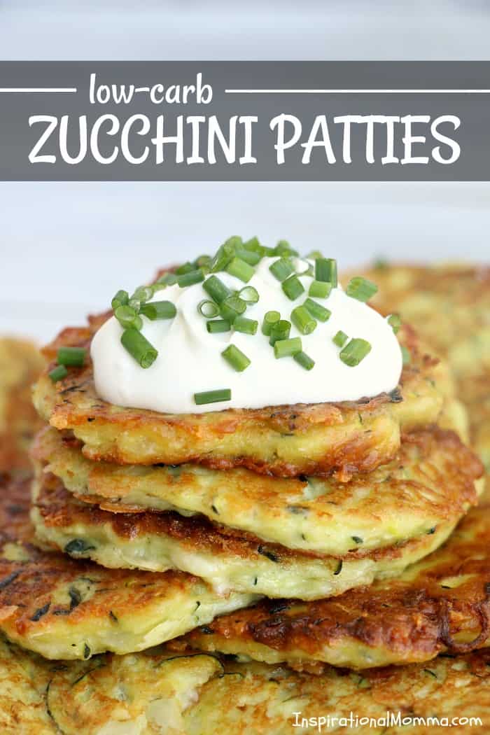 Low-Carb Zucchini Patties are a delicious side dish that you will make again and again...healthy, light, and filled with flavor.