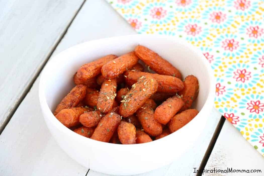 Air Fryer Brown Sugar Roasted Carrots are packed with delicious flavors! They are a tasty, easy vegetable side dish that will pair with any meal.