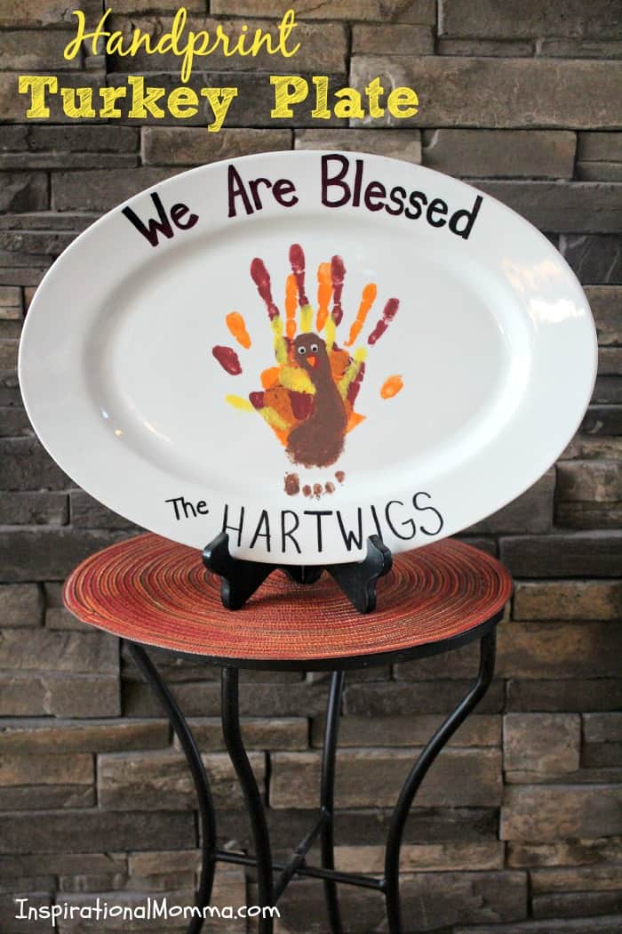 Handprint Turkey Plate