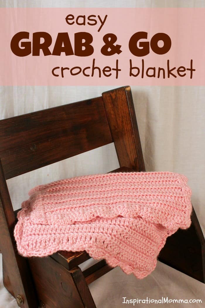 Easy Grab & Go Crochet Blanket