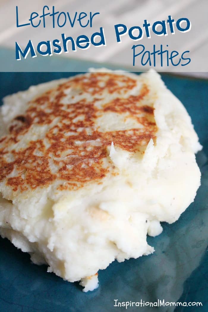 Leftover Mashed Potato Patties