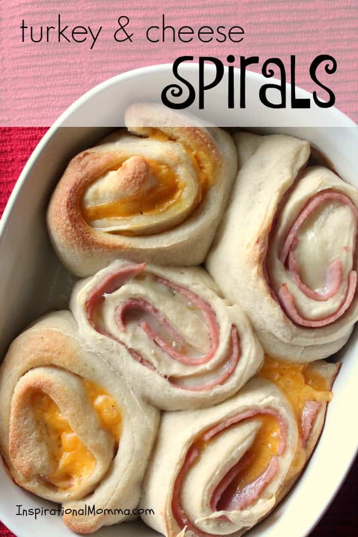 Turkey & Cheese Spirals