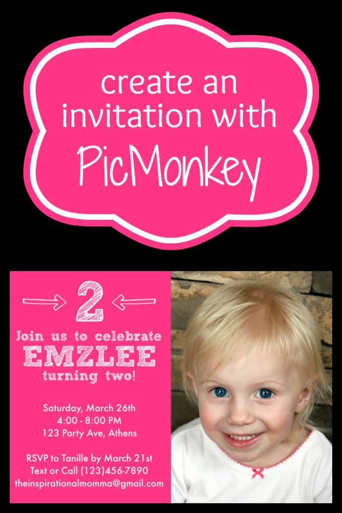 Create An Invitation With PicMonkey