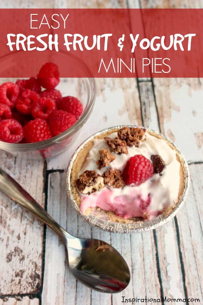 Easy Fresh Fruit & Yogurt Mini Pies