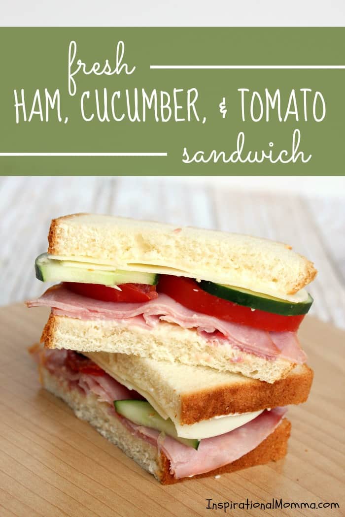 Fresh Ham, Cucumber, & Tomato Sandwich