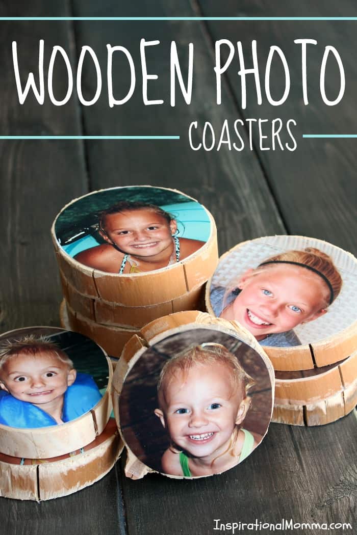 DIY Wooden Photo Coasters