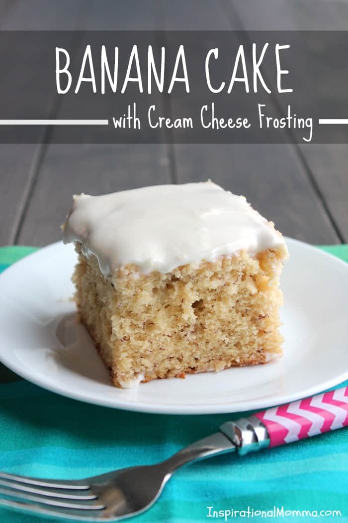 Banana Cake with Cream Cheese Frosting