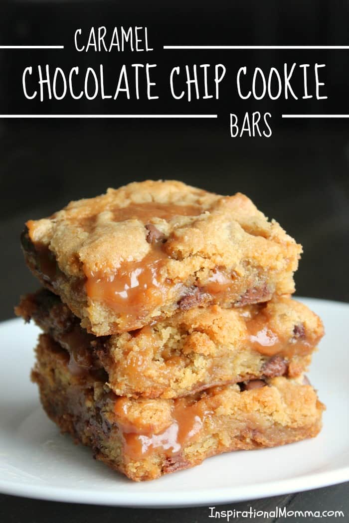 Caramel Chocolate Chip Cookie Bars