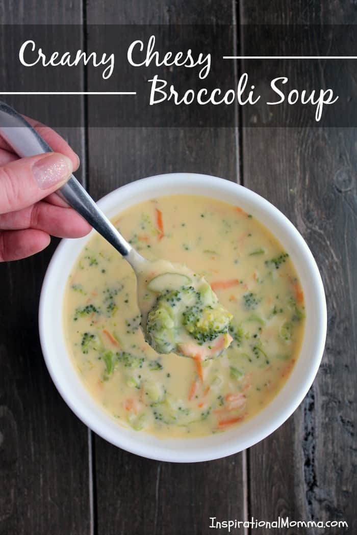 Creamy Cheesy Broccoli Soup