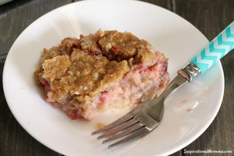 Strawberry Rhubarb Custard Dessert