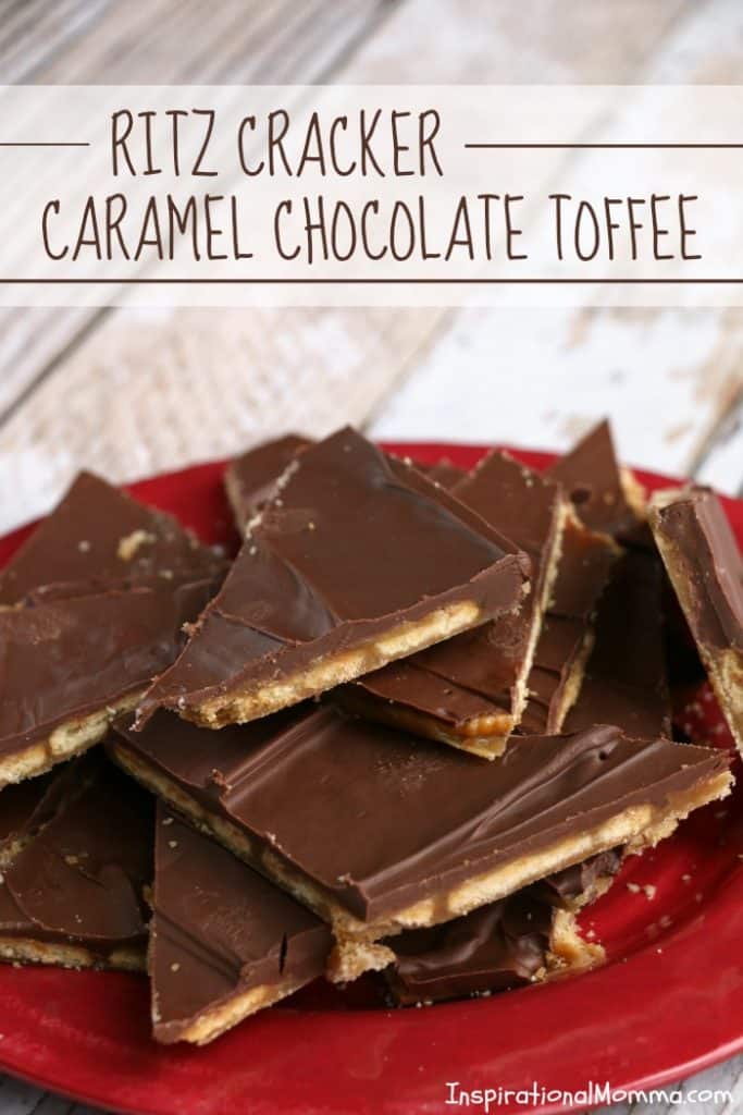 Ritz Cracker Caramel Chocolate Toffee