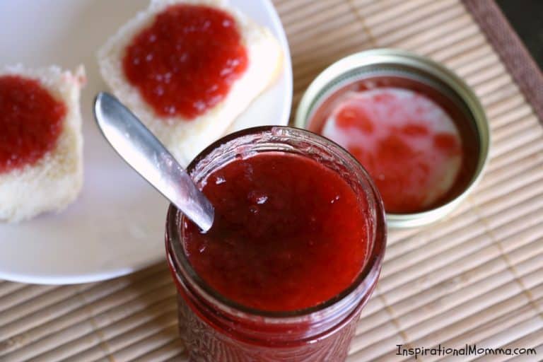 3-Ingredient Raspberry Rhubarb Freezer Jam