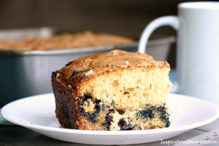 Homemade Blueberry Coffee Cake