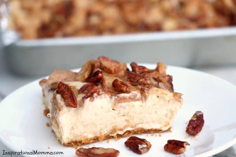 Homemade Apple Pecan Cheesecake