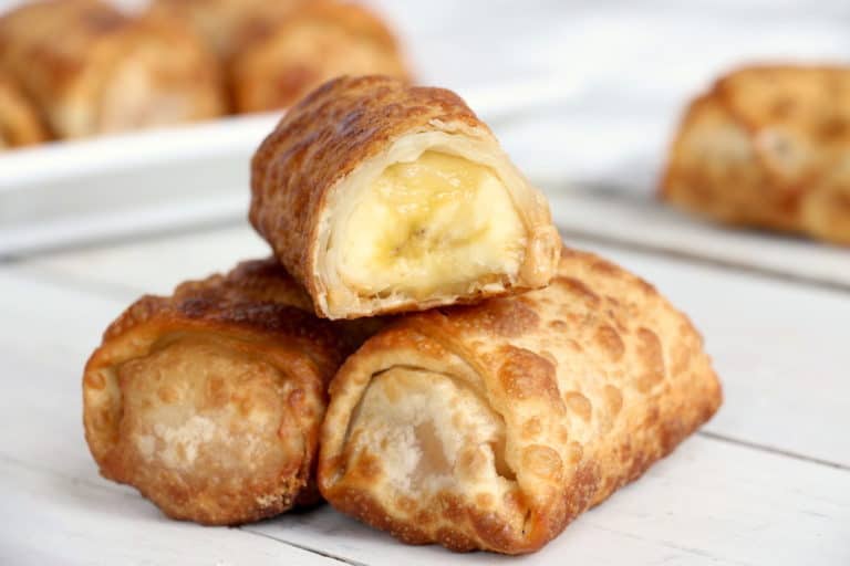 Peanut Butter Banana Egg Roll Recipe