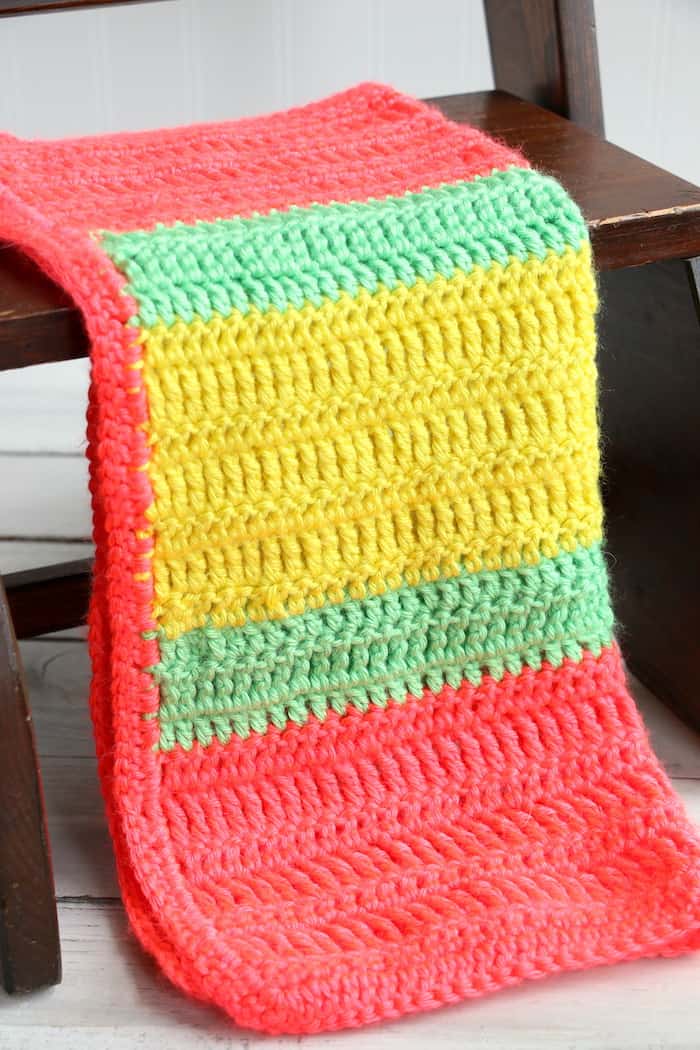 Varied Double Crochet Triple Crochet Blanket