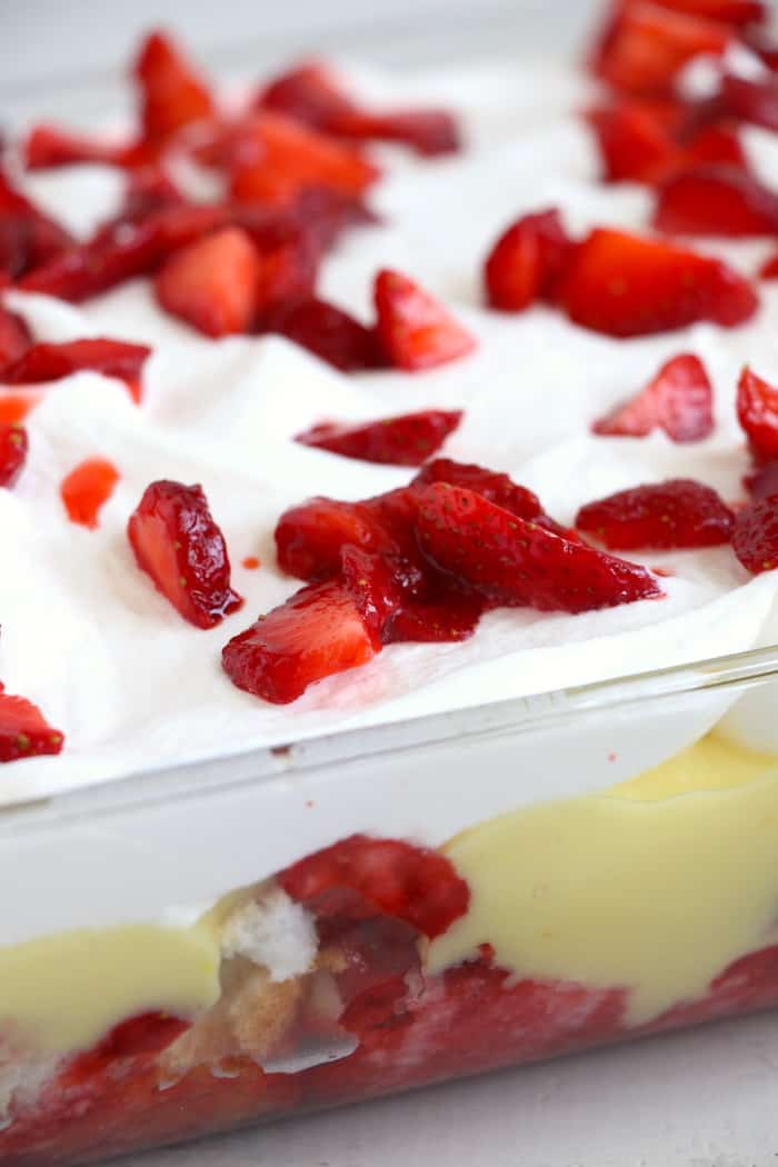 Strawberry Angel Food Dessert - Inspirational Momma