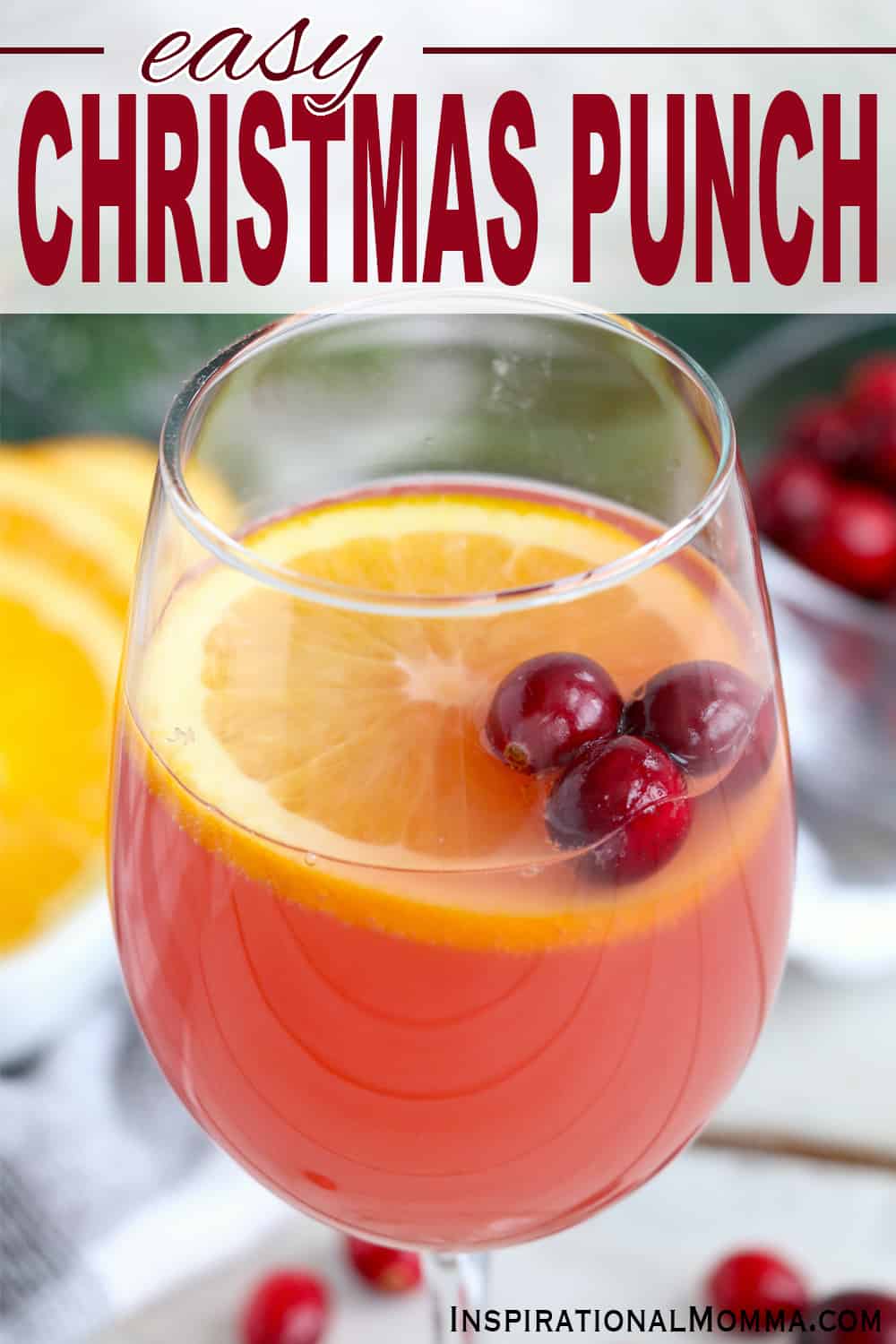 This holiday Christmas punch is delicious and easy.