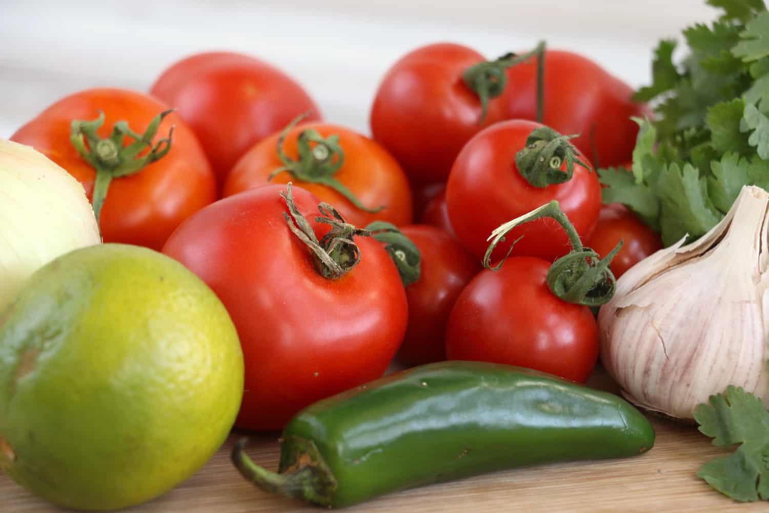 Homemade salsa recipe with fresh tomatoes