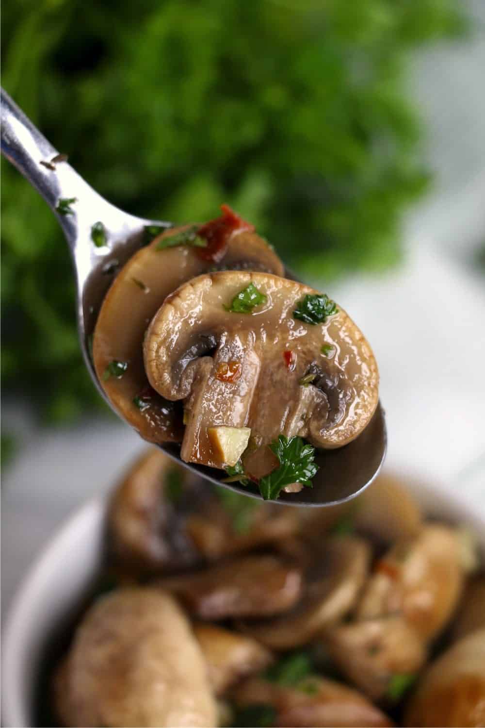 marinated mushrooms