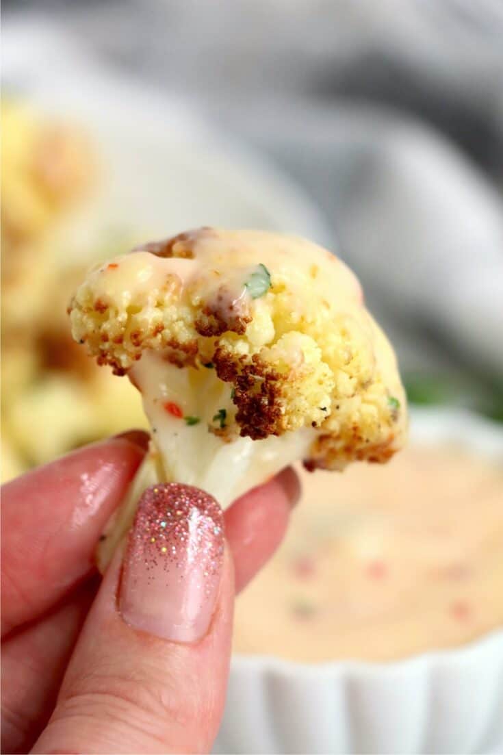 Air Fryer Cauliflower Bites