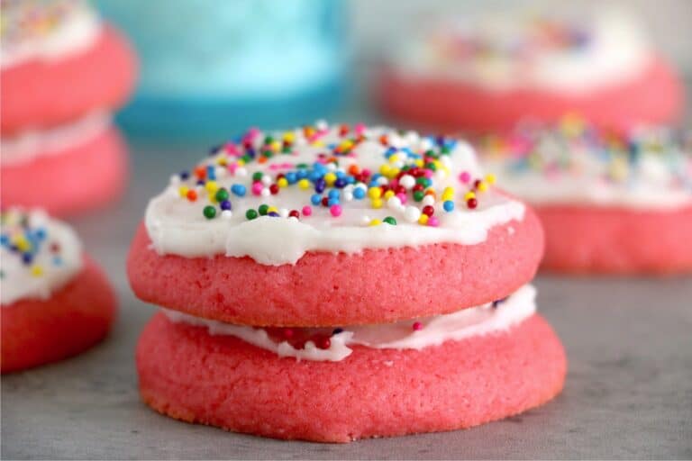 Raspberry Jello Sugar Cookies