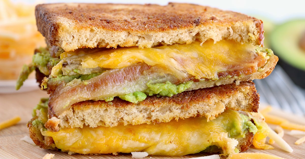 Bacon Avocado Air Fryer Grilled Cheese Inspirational Momma