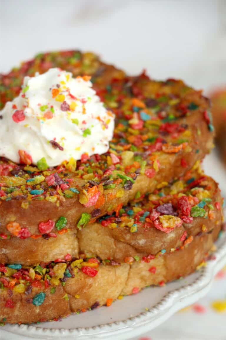 Air Fryer Fruity Pebble French Toast Inspirational Momma