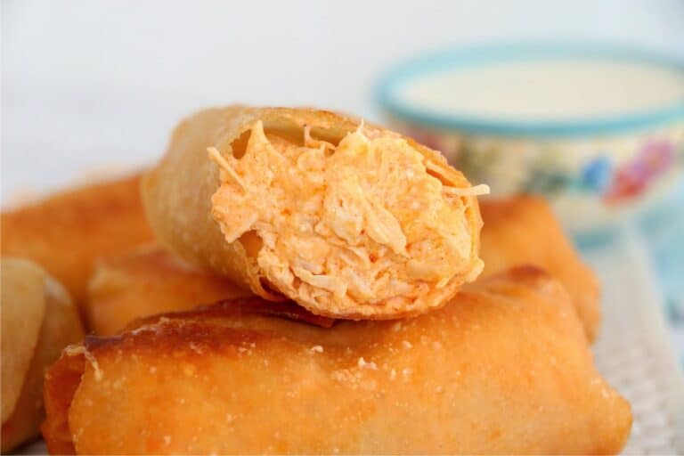 Buffalo Chicken Egg Rolls