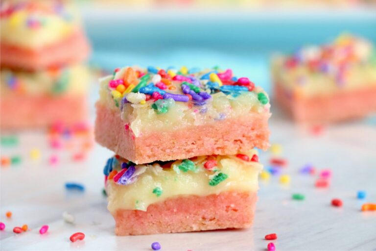 Cake Batter Bars