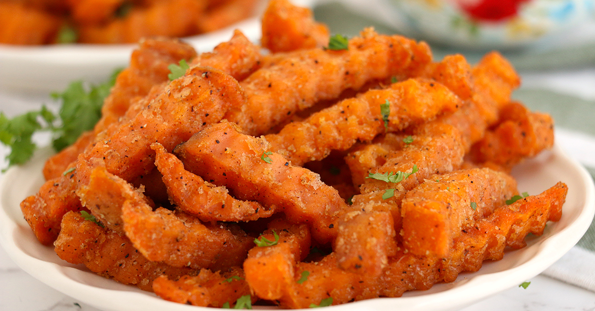 Easy Air Fryer Recipe How to Cook Frozen Sweet Potatoes