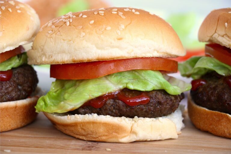 Air Fryer Hamburgers