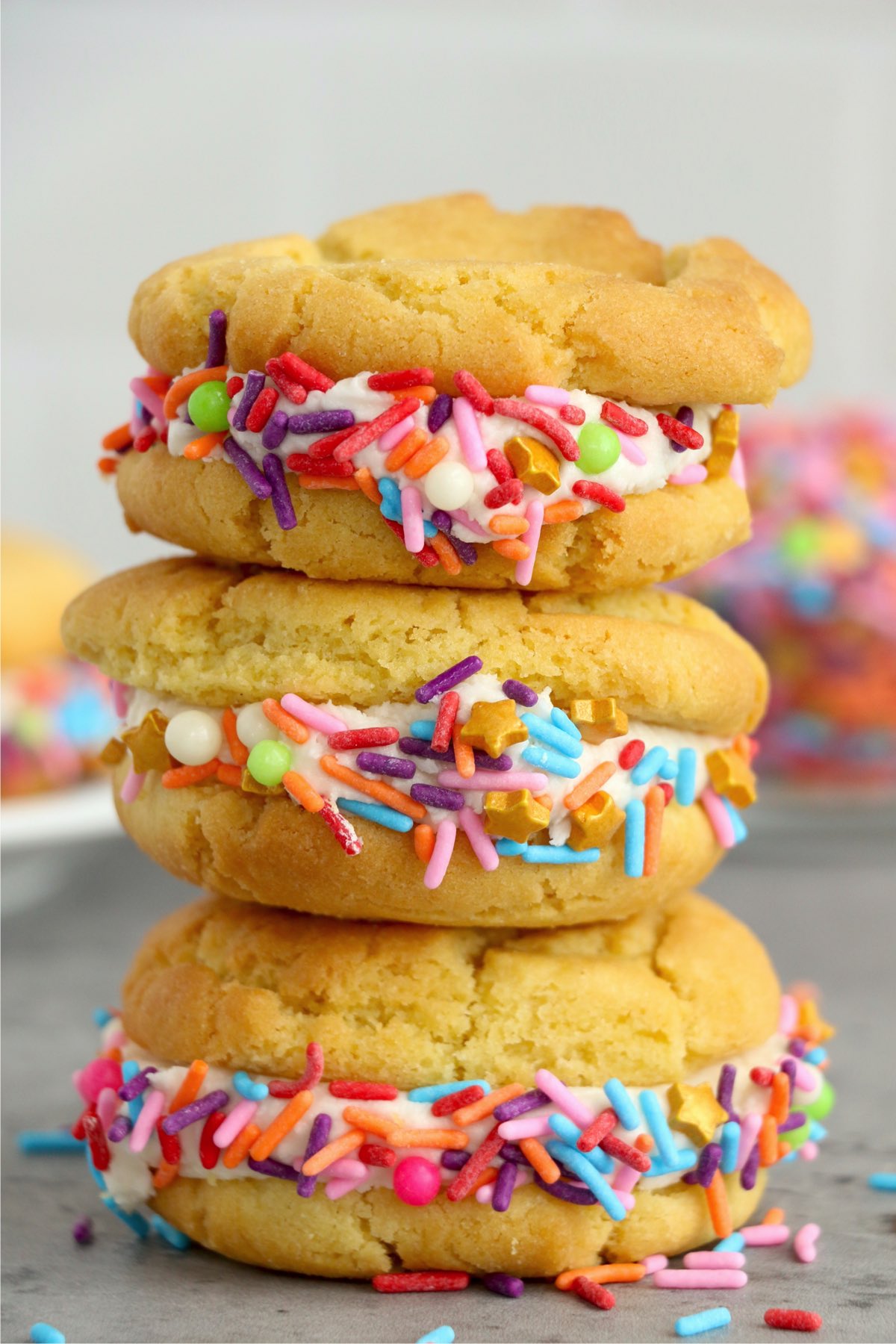 Air Fryer Sugar Cookie Whoopie Pies