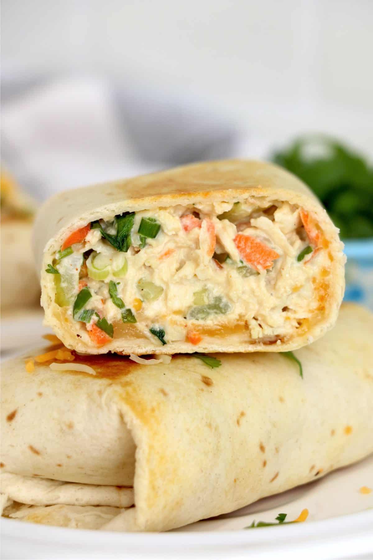 Easy Chicken Salad Snack Wraps