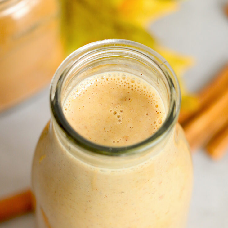 Homemade Pumpkin Coffee Creamer