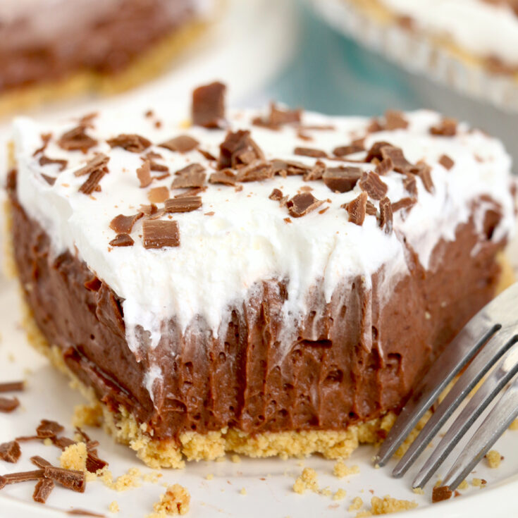 No Bake Chocolate Pie