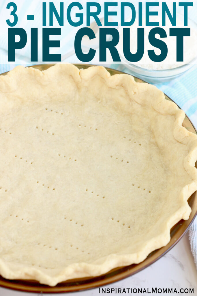 3-ingredient pice crust in pie plate