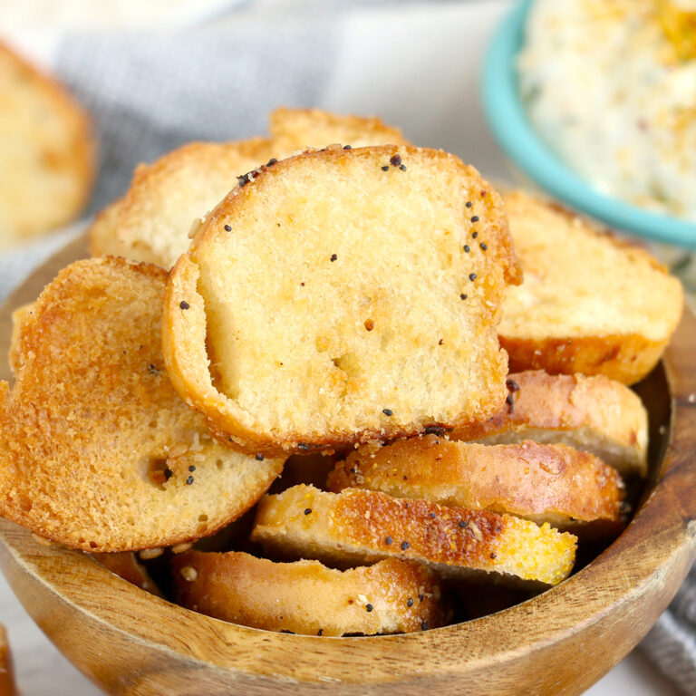 Air Fryer Bagel Chips