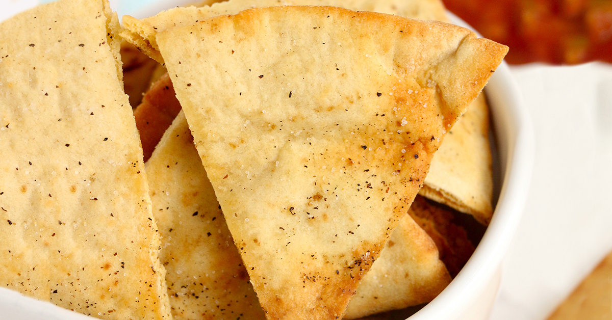 Easy Homemade Air Fryer Pita Chips The Best Snack!