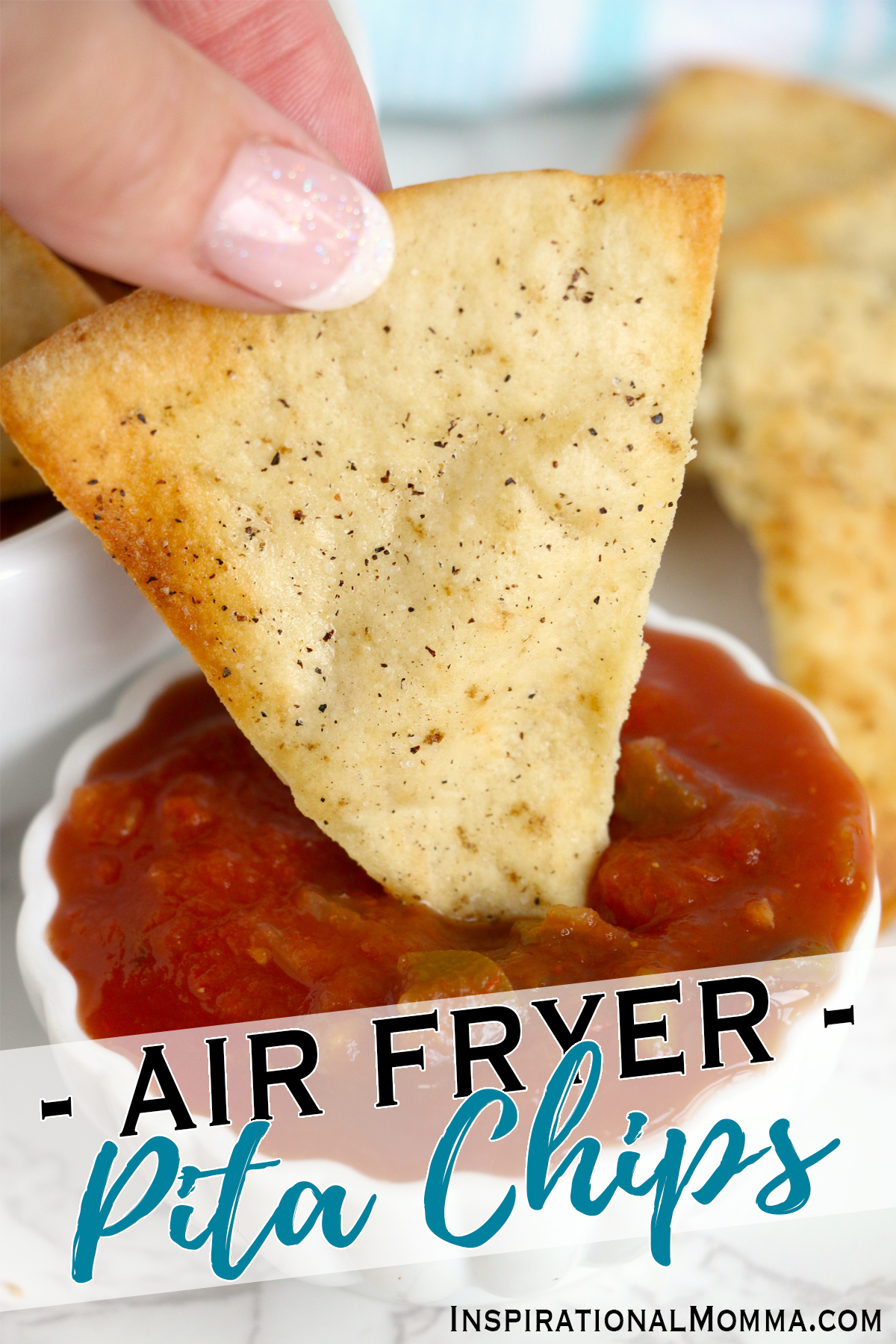 Air Fryer Pita Chips Inspirational Momma