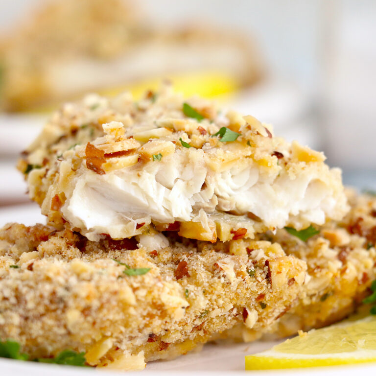 Almond Crusted Walleye