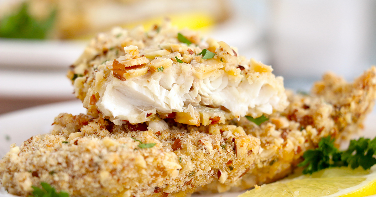 Almond Crusted Walleye Inspirational Momma
