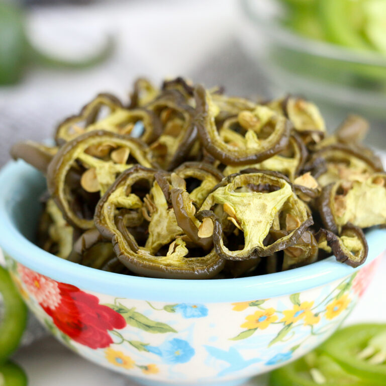 Oven Dried Jalapenos